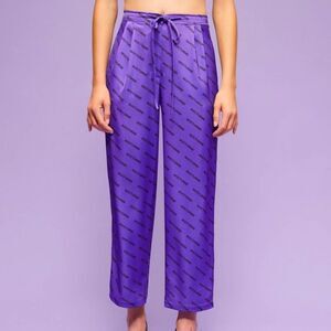 NOCTURNE Pants NEW with TAGS Designer Purple Size EU 40 US Large